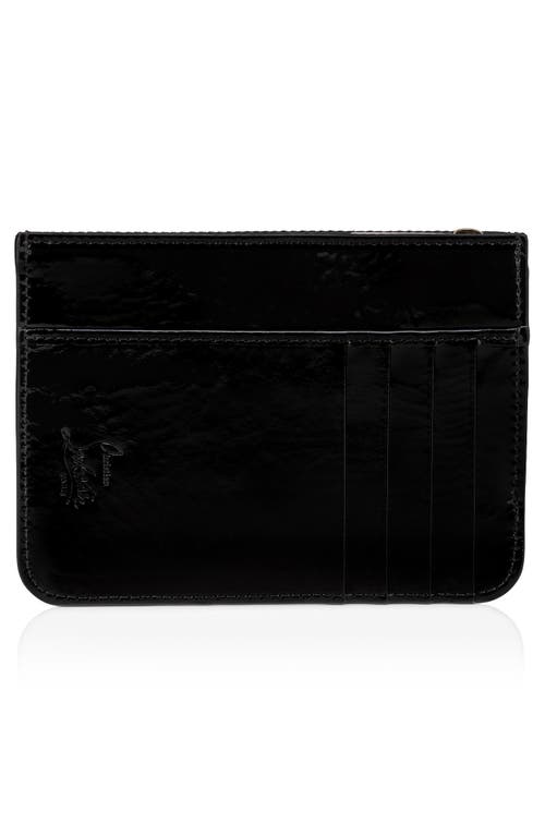 CHRISTIAN LOUBOUTIN CHRISTIAN LOUBOUTIN PALOMA LA BELLE LEATHER KEY CARD CASE 