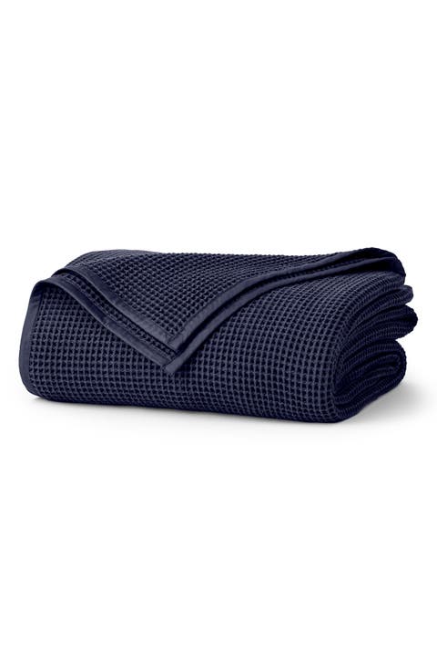 Waffle Organic Cotton Bed Blanket