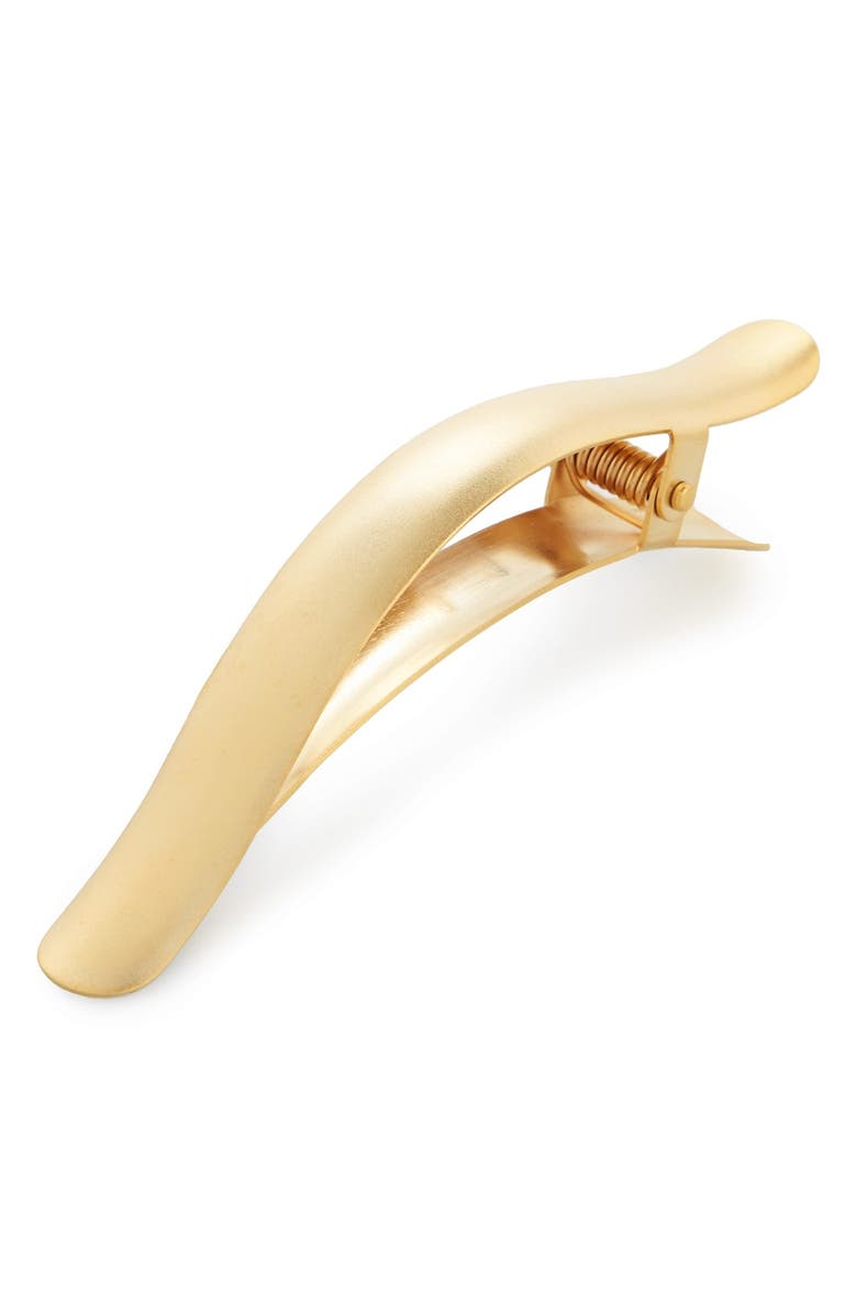 Ficcare 'Ficcarissimo' Hair Clip, Main, color, Gold Matte
