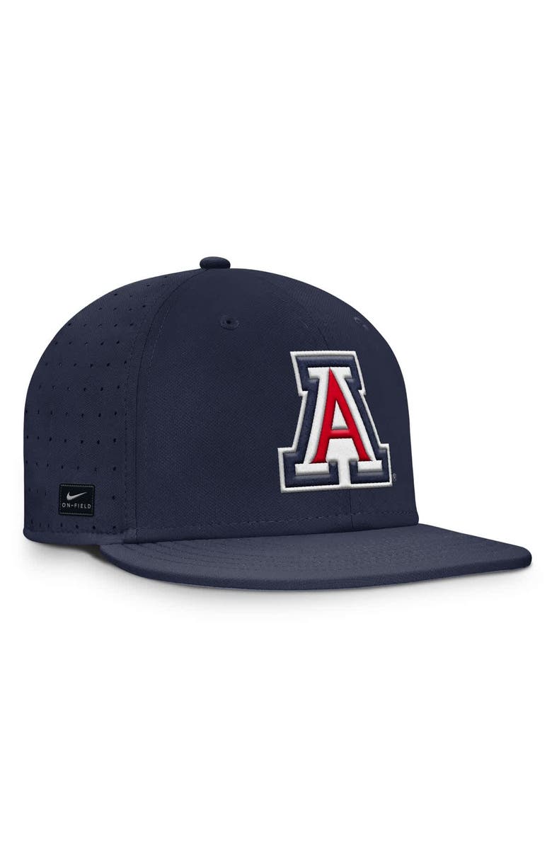 Nike Men's Nike Navy Arizona Wildcats On-Field Dugout True Performance Fitted Hat, Alternate, color, 