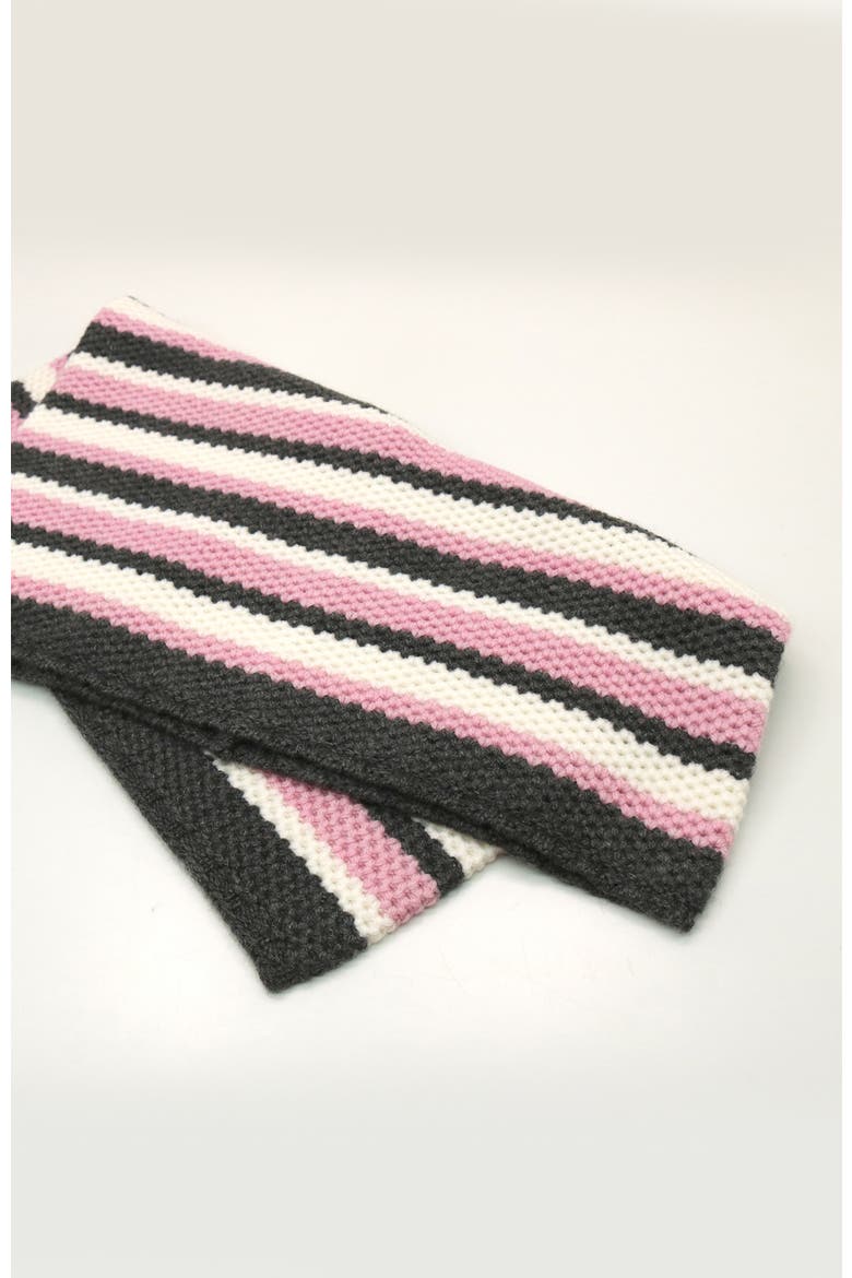 Merino chunky neckwarmer, Alternate, color, DARK GREY/PINK