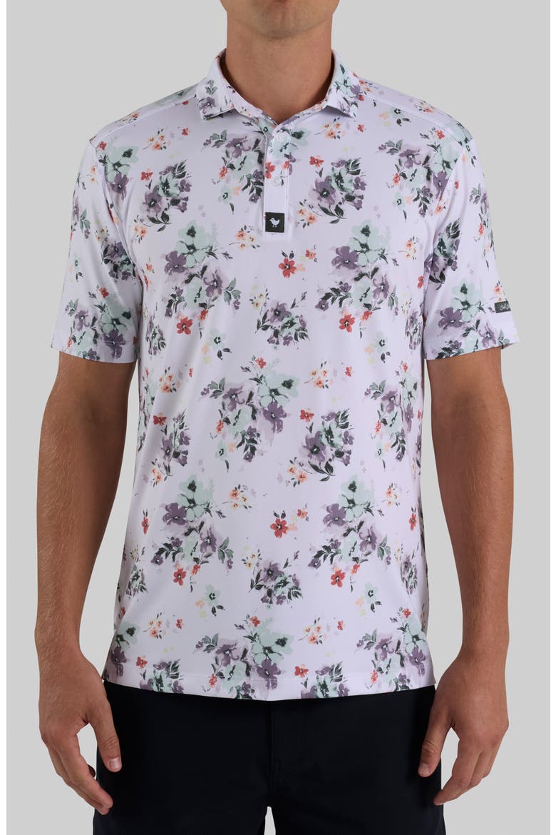 Core Performance Polo, Main, color, DONT PICK THE FLOWERS