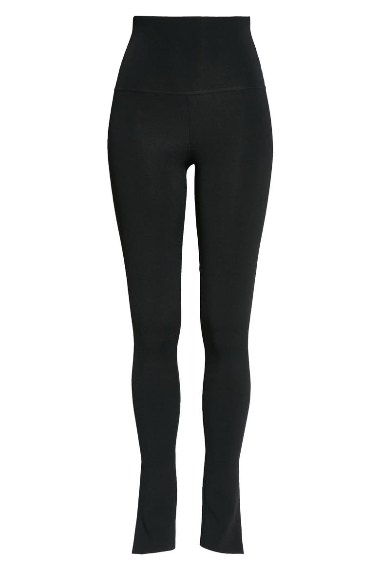 Roonie Jersey Leggings, Alternate, color, BLACK