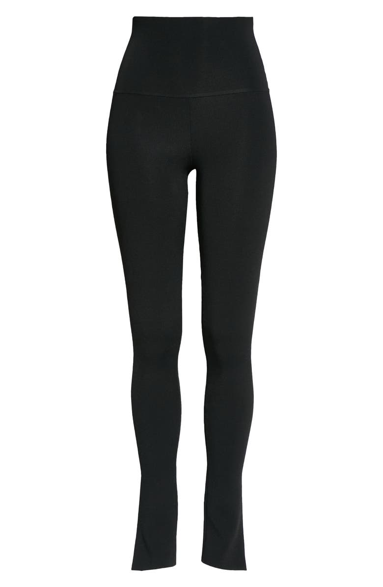 Khaite Roonie Jersey Leggings, Alternate, color, 