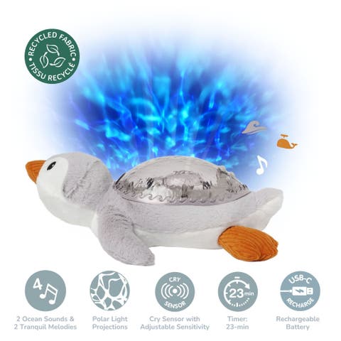 Tranquil Penguin - Nightlight Projector toy & Soothing Sound Machine for Better Sleep