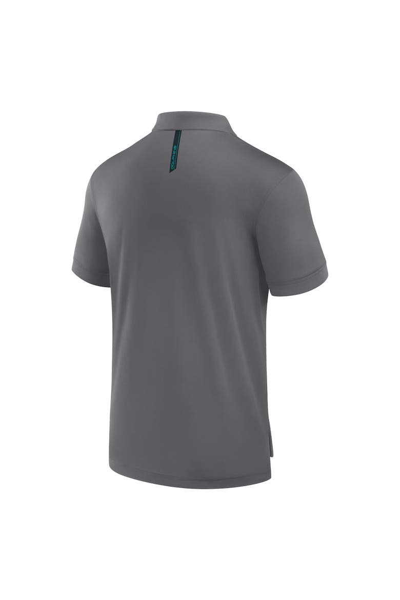 Men's Fanatics Heather Gray Miami Dolphins Front Office Move Mono Polo, Alternate, color, Heather Gray