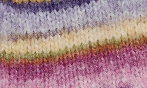 Treasure & Bond Mélange Stripe Gloves In Multi