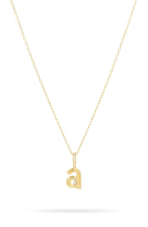 ADINA REYTER ADINA REYTER GROOVY DIAMOND MINI INITIAL CHARM 