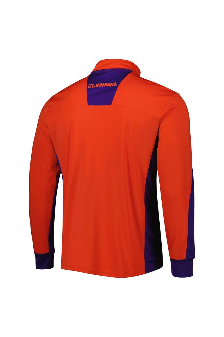 Men's Colosseum Orange Clemson Tigers Bart Quarter-Zip Windshirt, Alternate, color, Orange