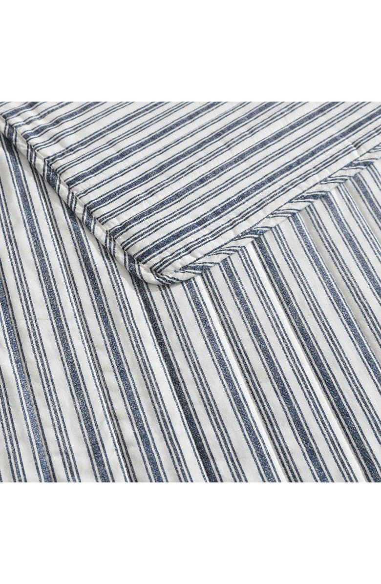 Nautica Coleridge Stripe Twin Quilt Set, Alternate, color, Dark Blue