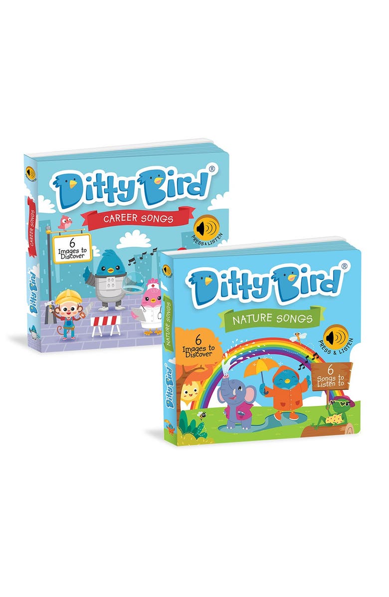 Ditty Bird Nature and Career Song Books - Set of 2, Main, color, 
