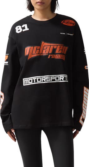 x McLaren Oval Graphic Long Sleeve T-Shirt
