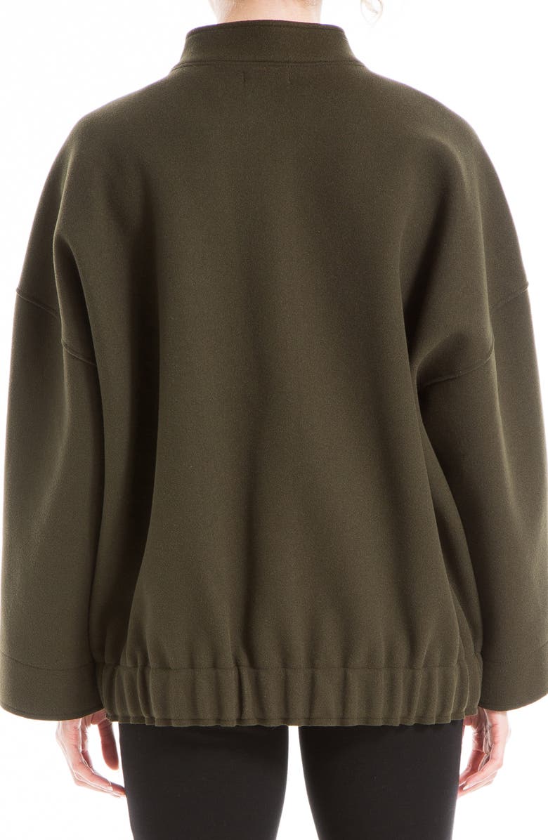 MAX STUDIO Brushed Knit Bomber Jacket, Alternate, color, 