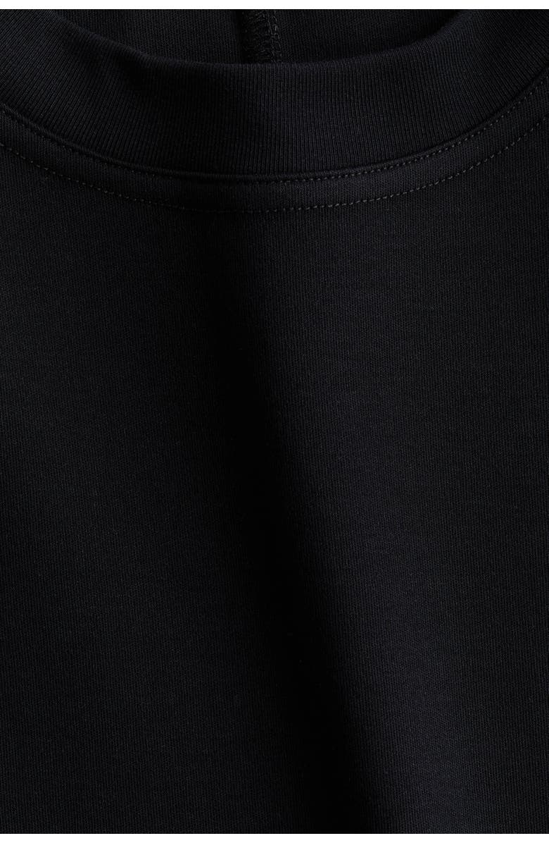 H&M Pima Cotton T-shirt, Alternate, color, Black