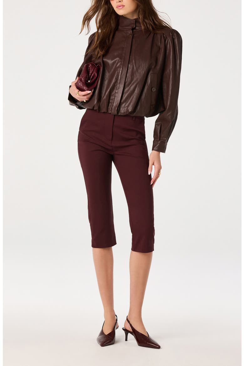 Cardin Capril Pants, Alternate, color, WINE
