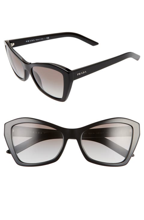 55mm Gradient Butterfly Sunglasses