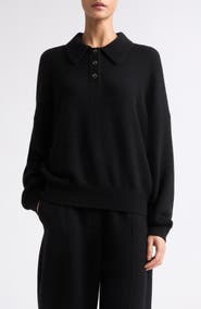 Lisa Yang Etta Cashmere Polo Sweater