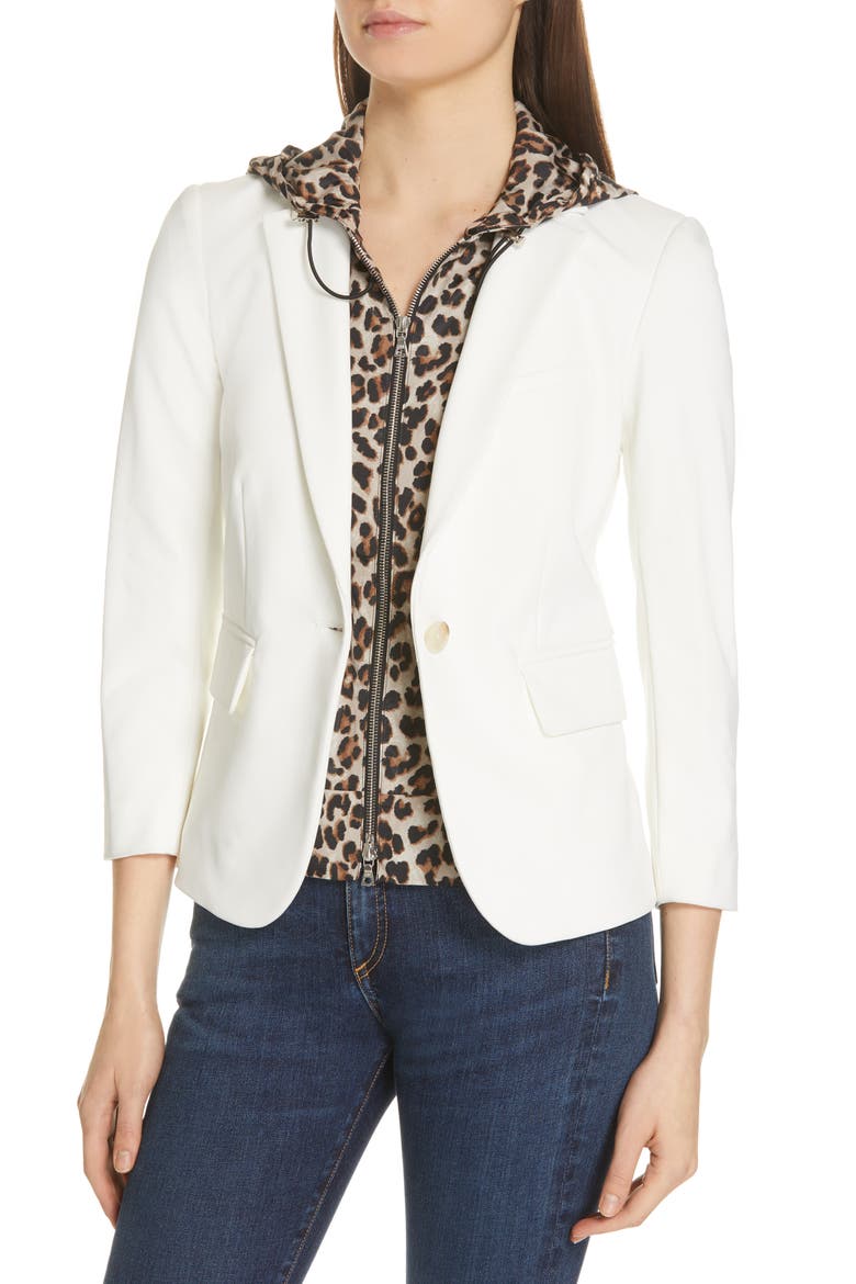 Schoolboy Dickey Jacket, Alternate, color, WHITE