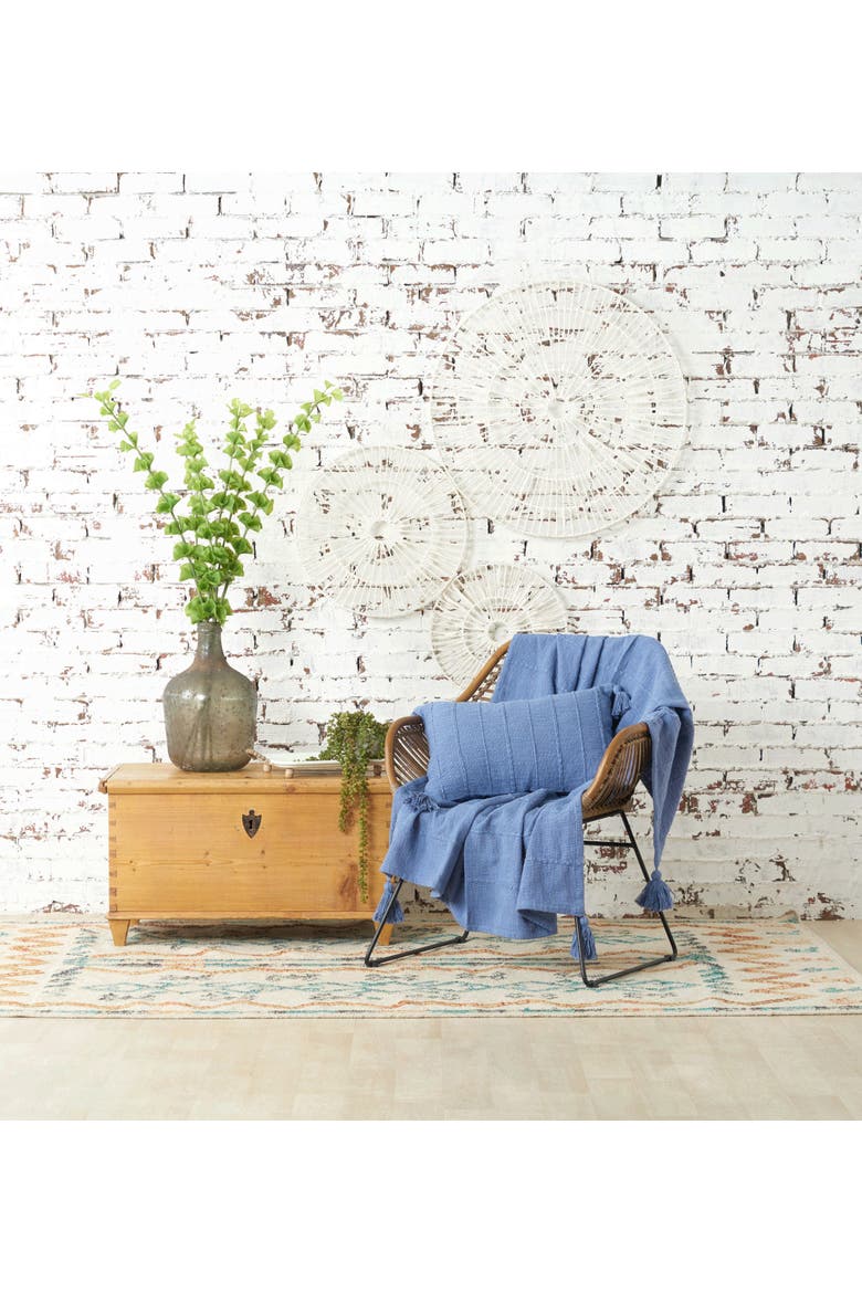 Constance Throw Blanket Collection, Alternate, color, Blue