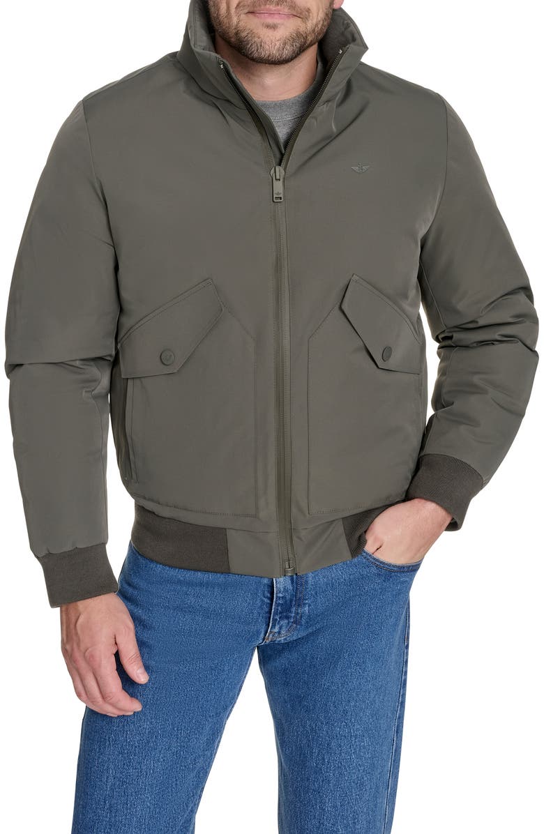 Dockers<sup>®</sup> Stand Collar Bomber Jacket, Alternate, color, Olive