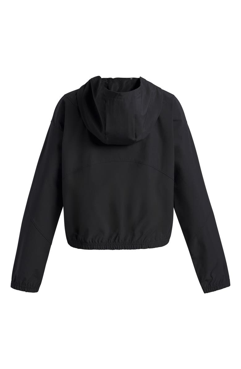 Under Armour Kids' Rival Woven Water Repellent Jacket, Alternate, color, 004 Black