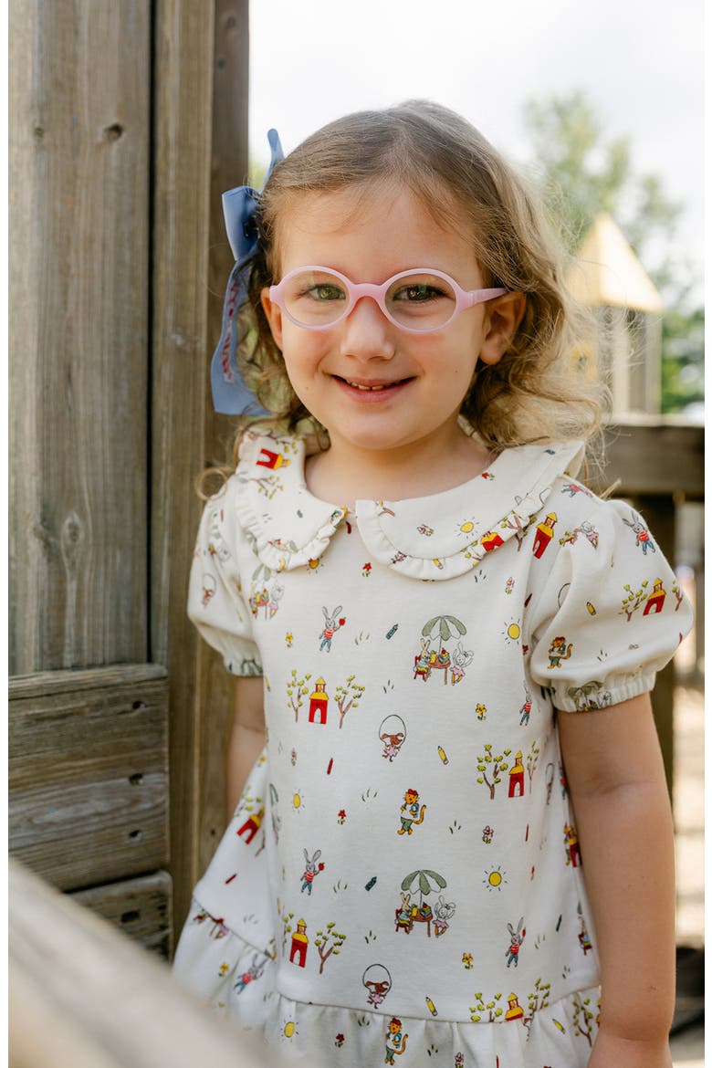 Lily Dress, Alternate, color, Schoolyard Print