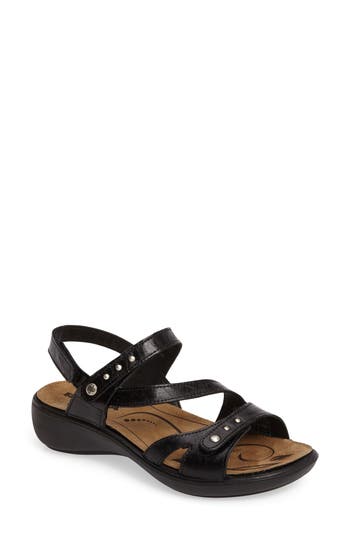 Romika ® Ibiza 70 Sandal In Black Leather
