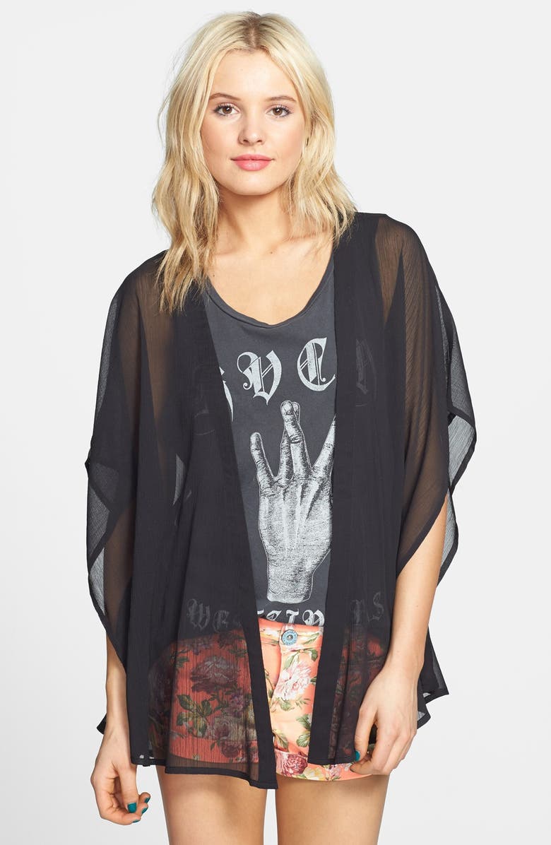 Sun & Shadow Sheer Kimono, Main, color,