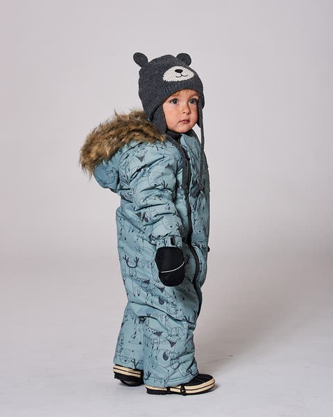 Lined Knit Hat with Ears (Baby)