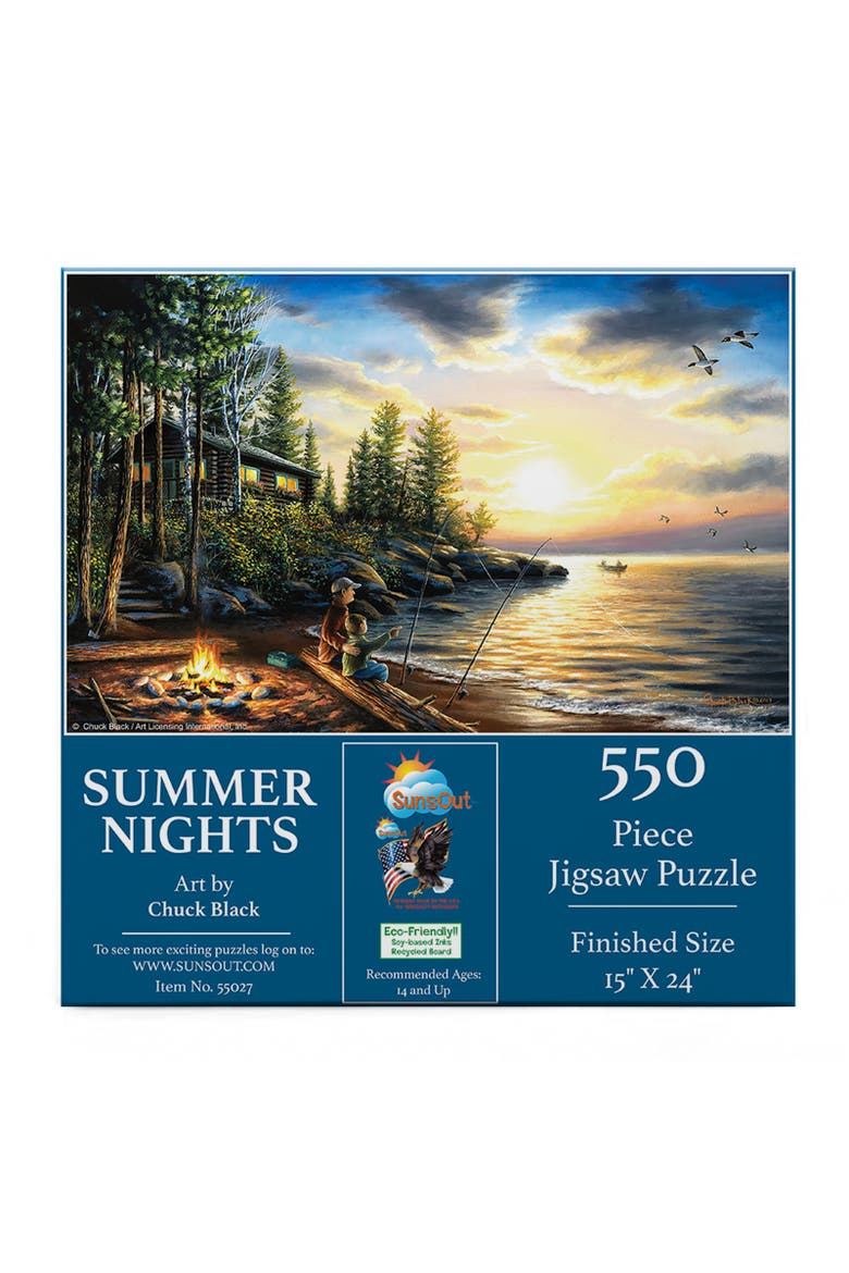 Summer Nights 550 piece Jigsaw Puzzle for Adults, Alternate, color, Multicolor
