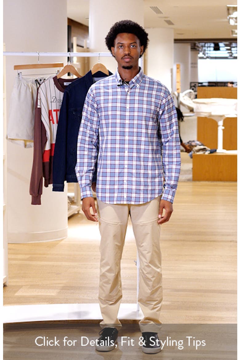Feldy Plaid Stretch Button-Down Shirt video
