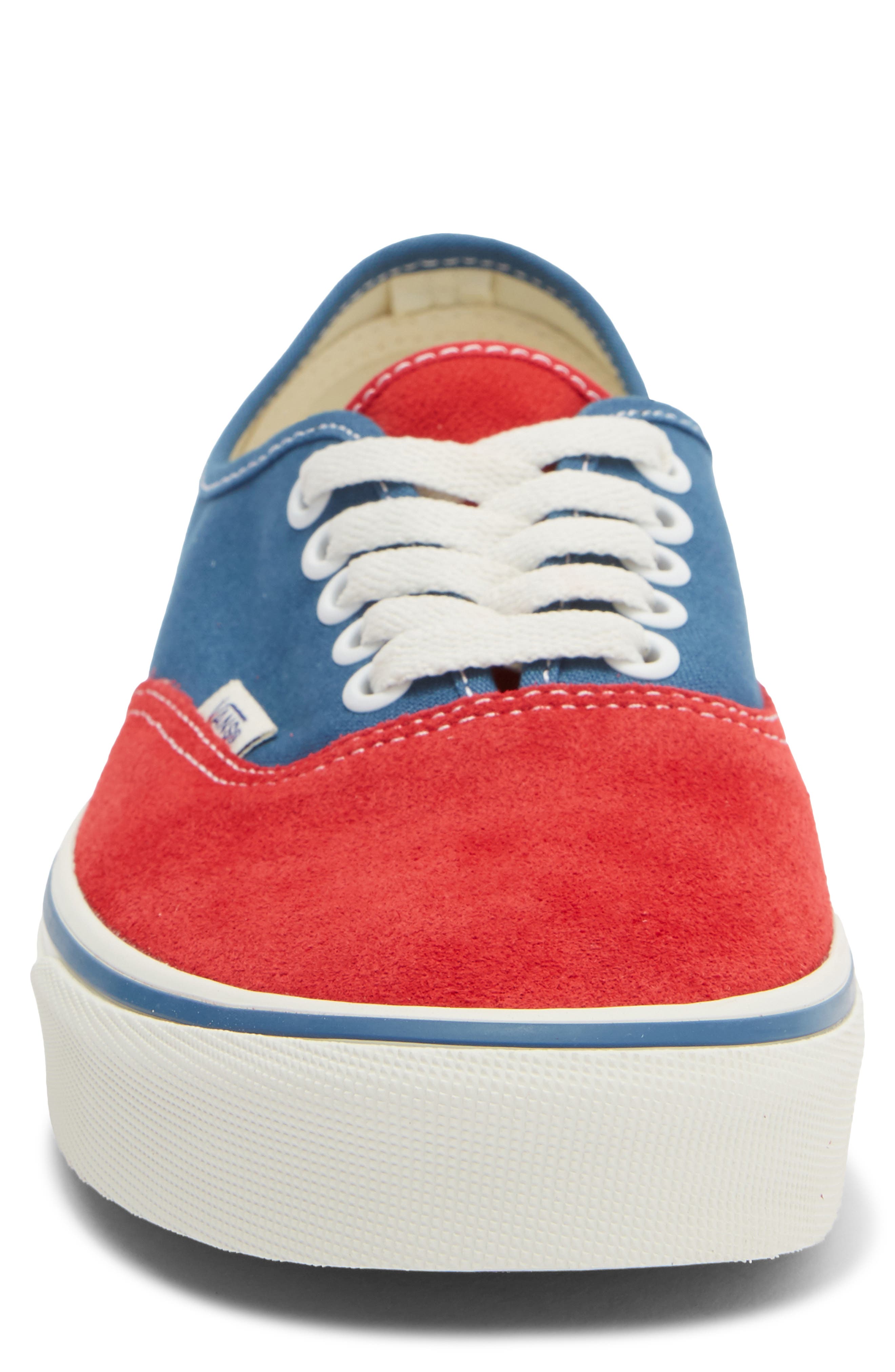 Vans Authentic Low Top Sneaker, Alternate, color, Primary Racing Red