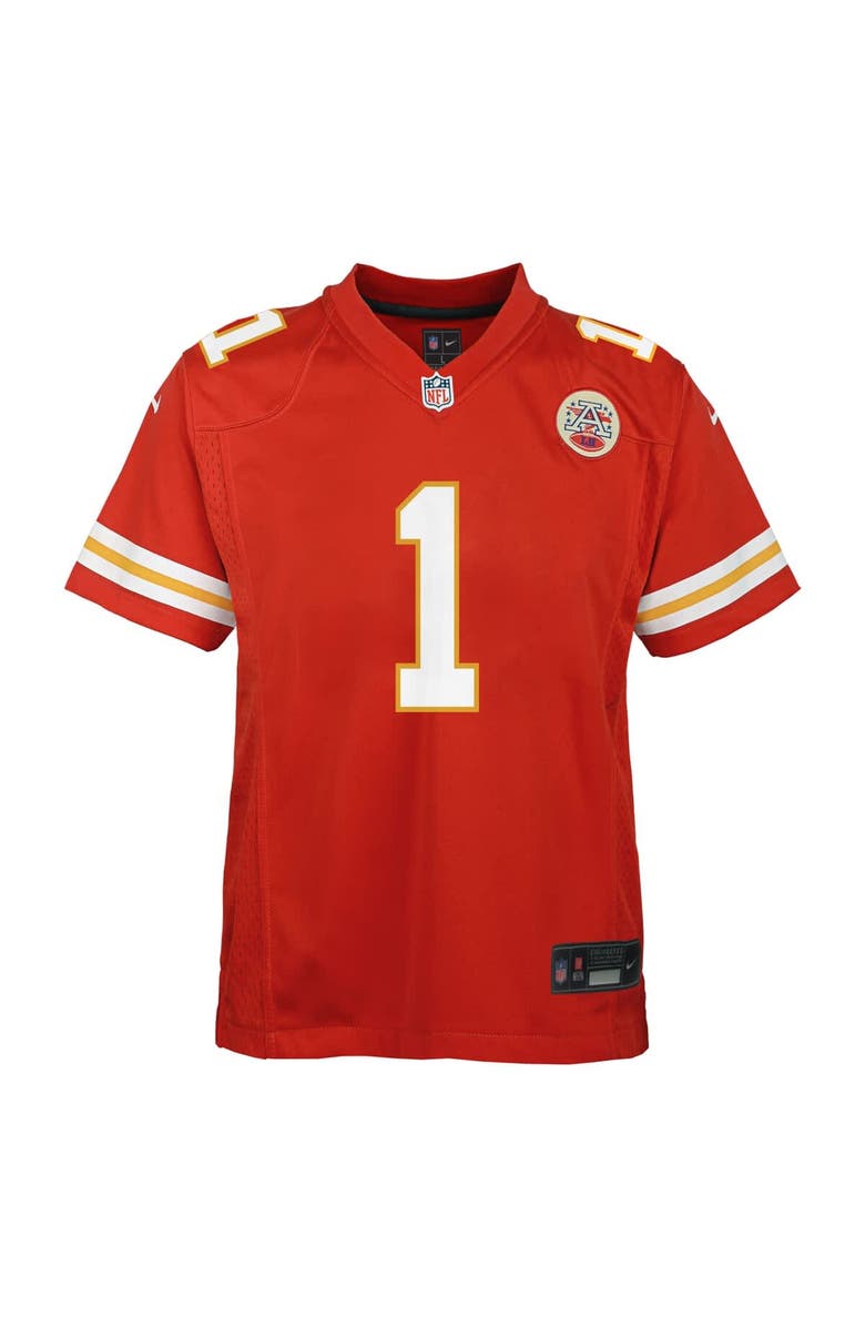 Nike Youth Nike Xavier Worthy Red Kansas City Chiefs Team Game Jersey, Alternate, color, Red