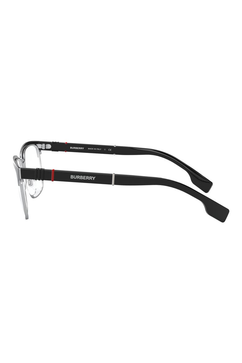 55mm Rectangular Optical Glasses, Alternate, color, BLACK