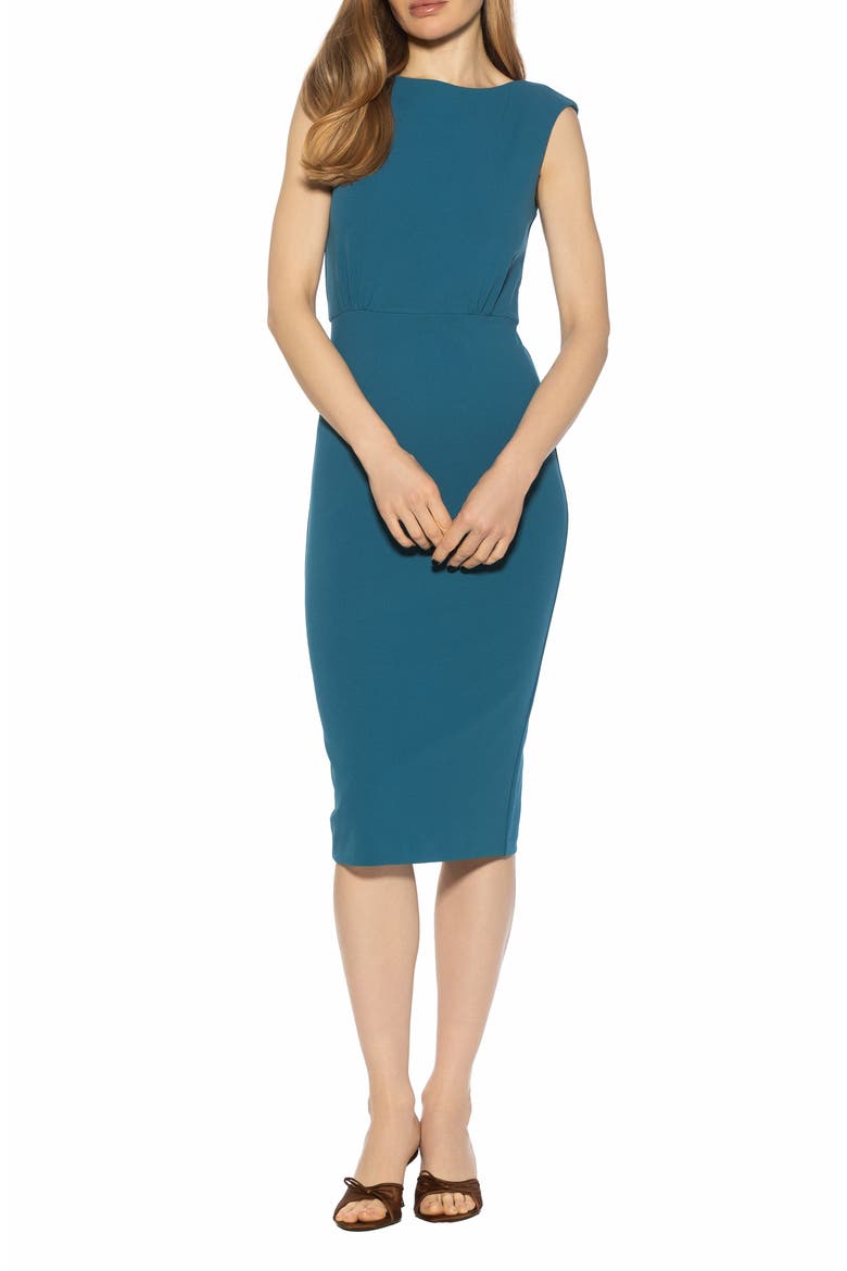 Noor Shift Dress, Main, color, TEAL