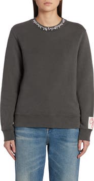 Golden Goose Women's Crystal Embellished Cotton Sweatshirt