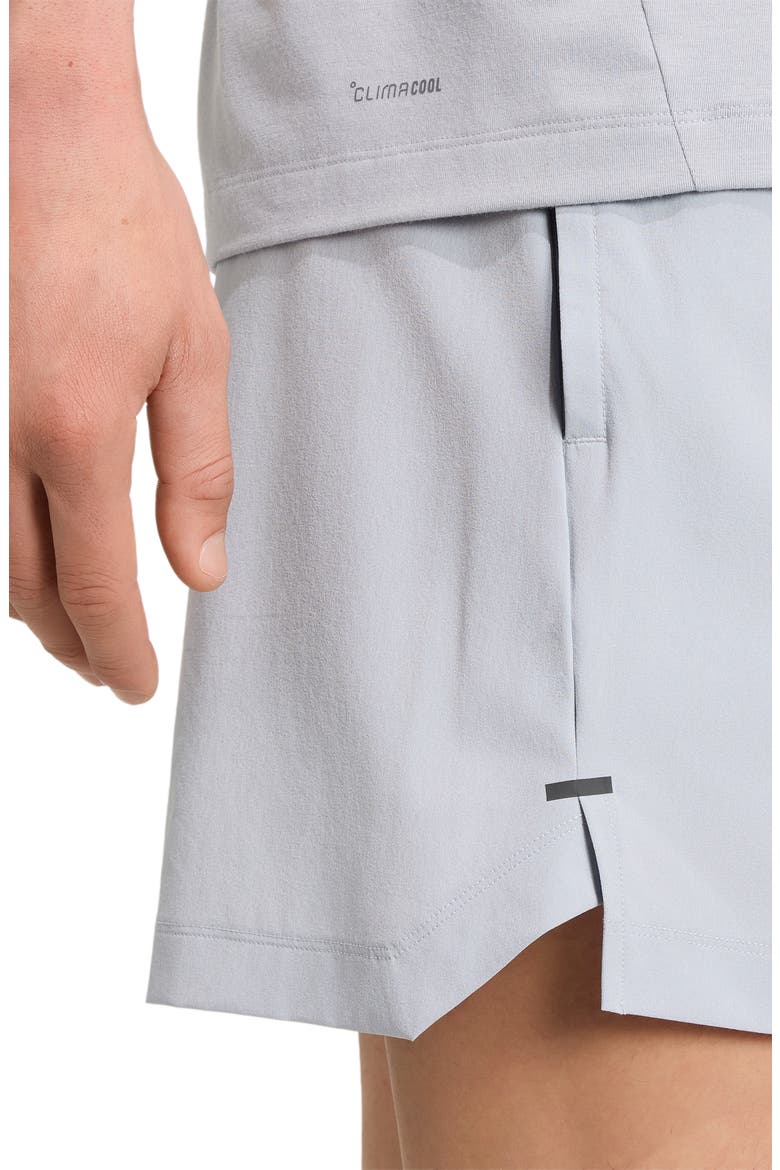D4T Essentials Shorts, Alternate, color, HALO SILVER