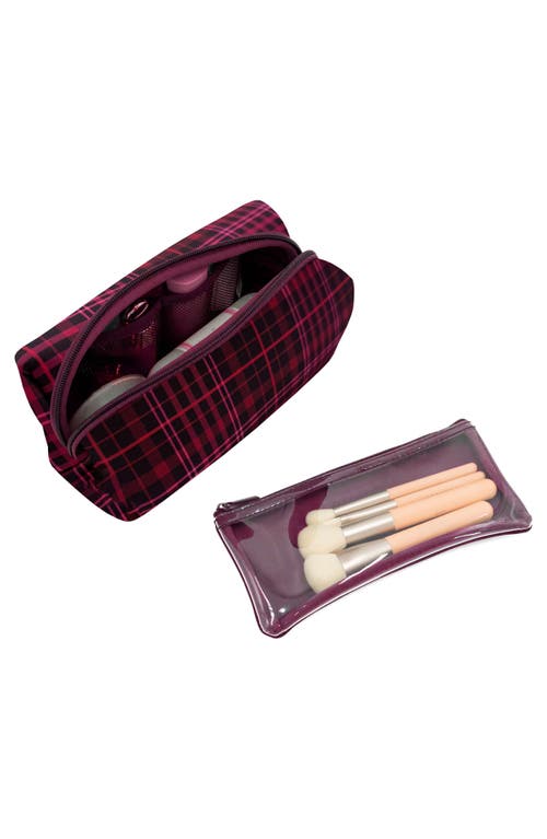 Mytagalongs Loaf Cosmetic Bag With Zip Pouch