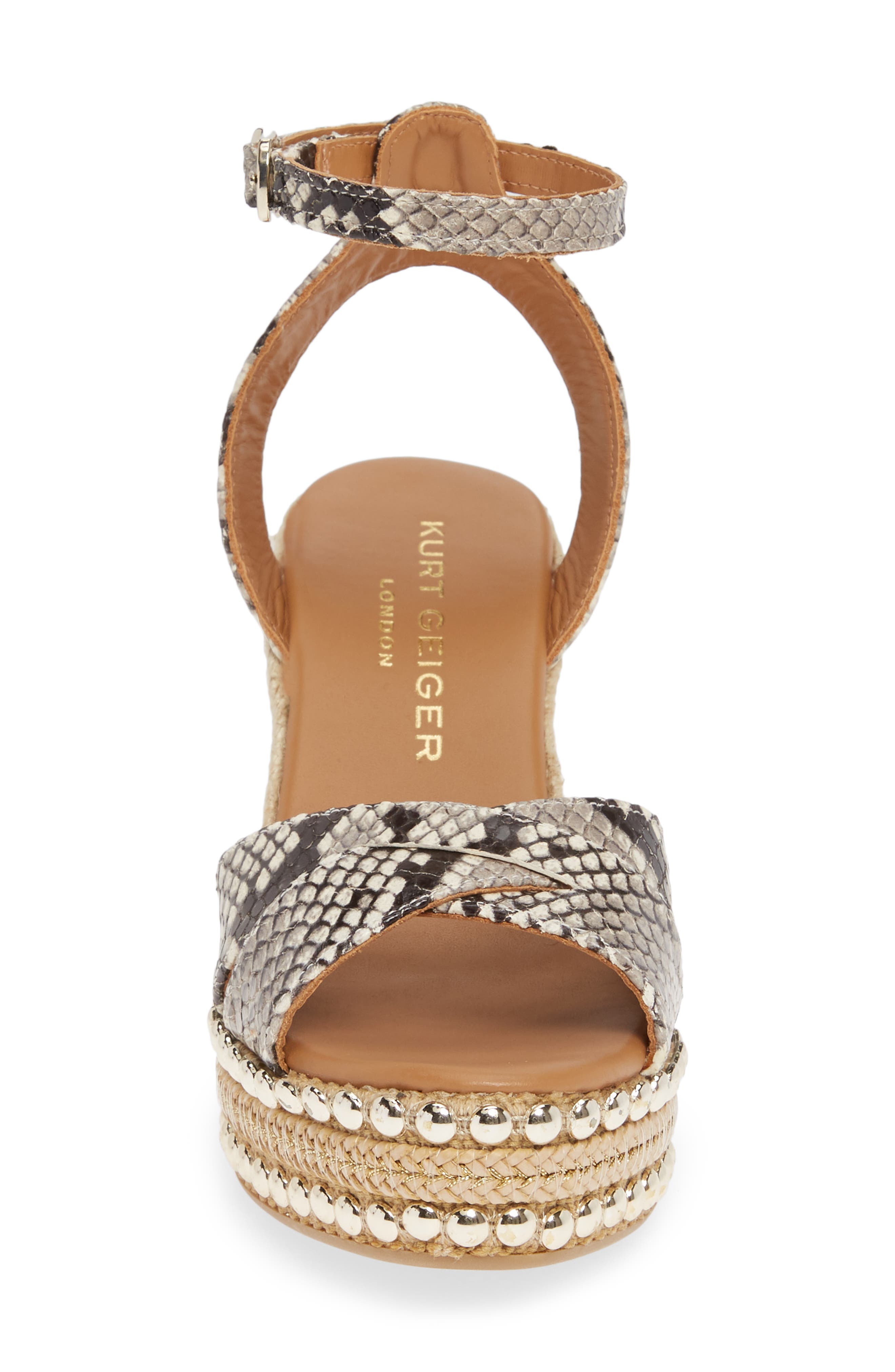 Amelia Ankle Strap Wedge, Alternate, color, BEIGE COMB LEATHER