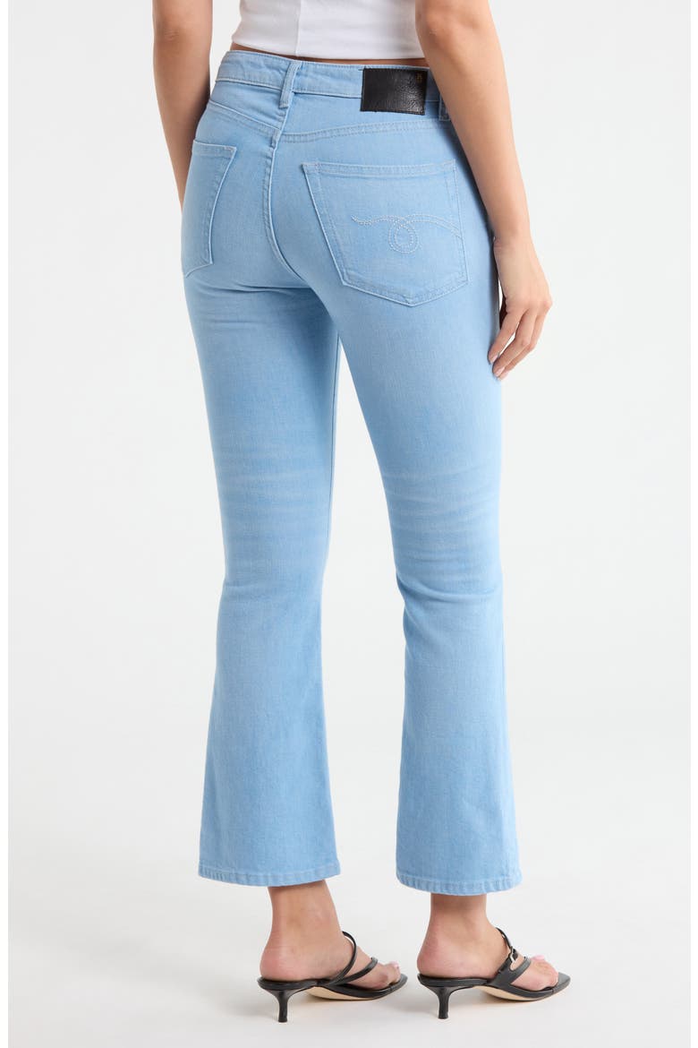 Kick Fit Crop Flare Leg Jeans, Alternate, color, BABY BLUE STRETCH