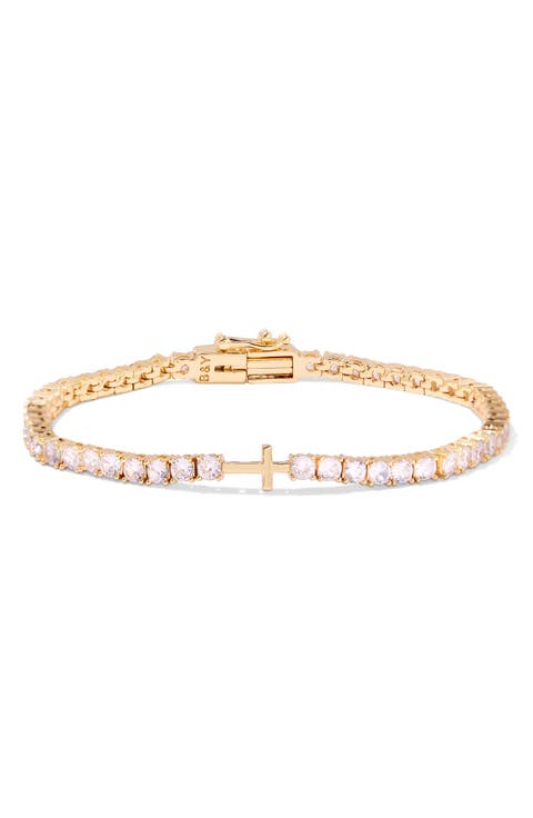 Coco Cross Tennis Bracelet