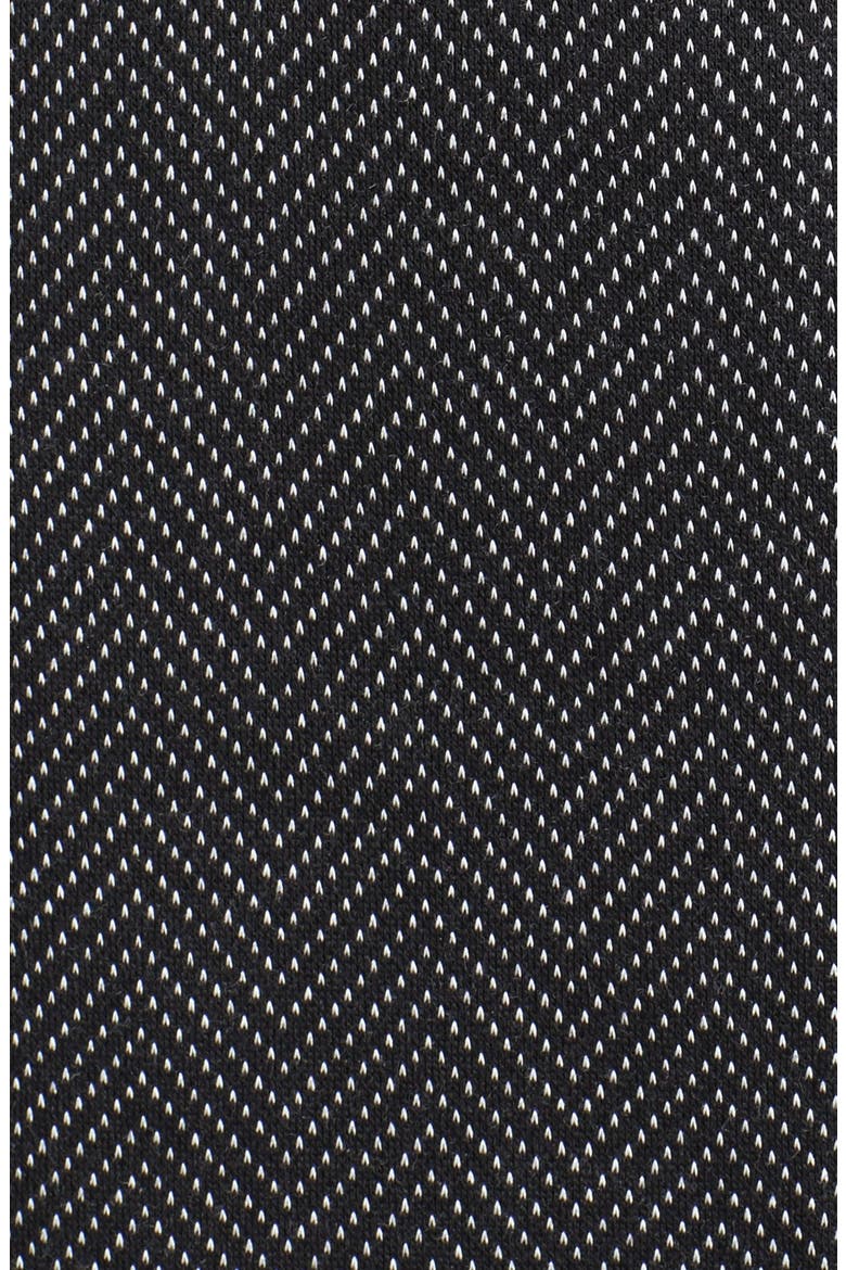 Anne Klein Herringbone Tweed Sheath Dress, Alternate, color, BLACK/ CAMELLIA MULTI