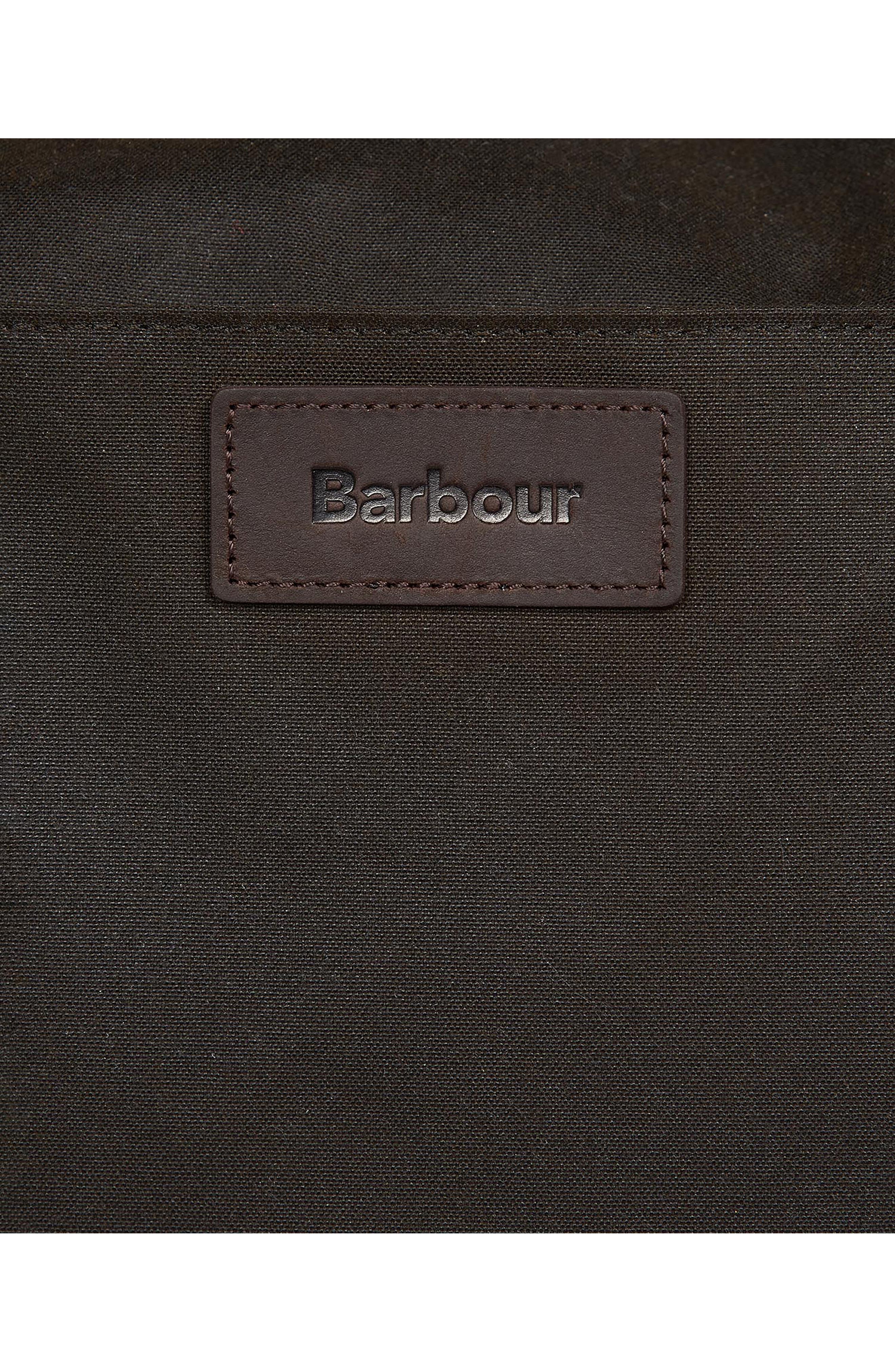 Barbour Essential Wax Cotton Holdall Bag, Alternate, color, 