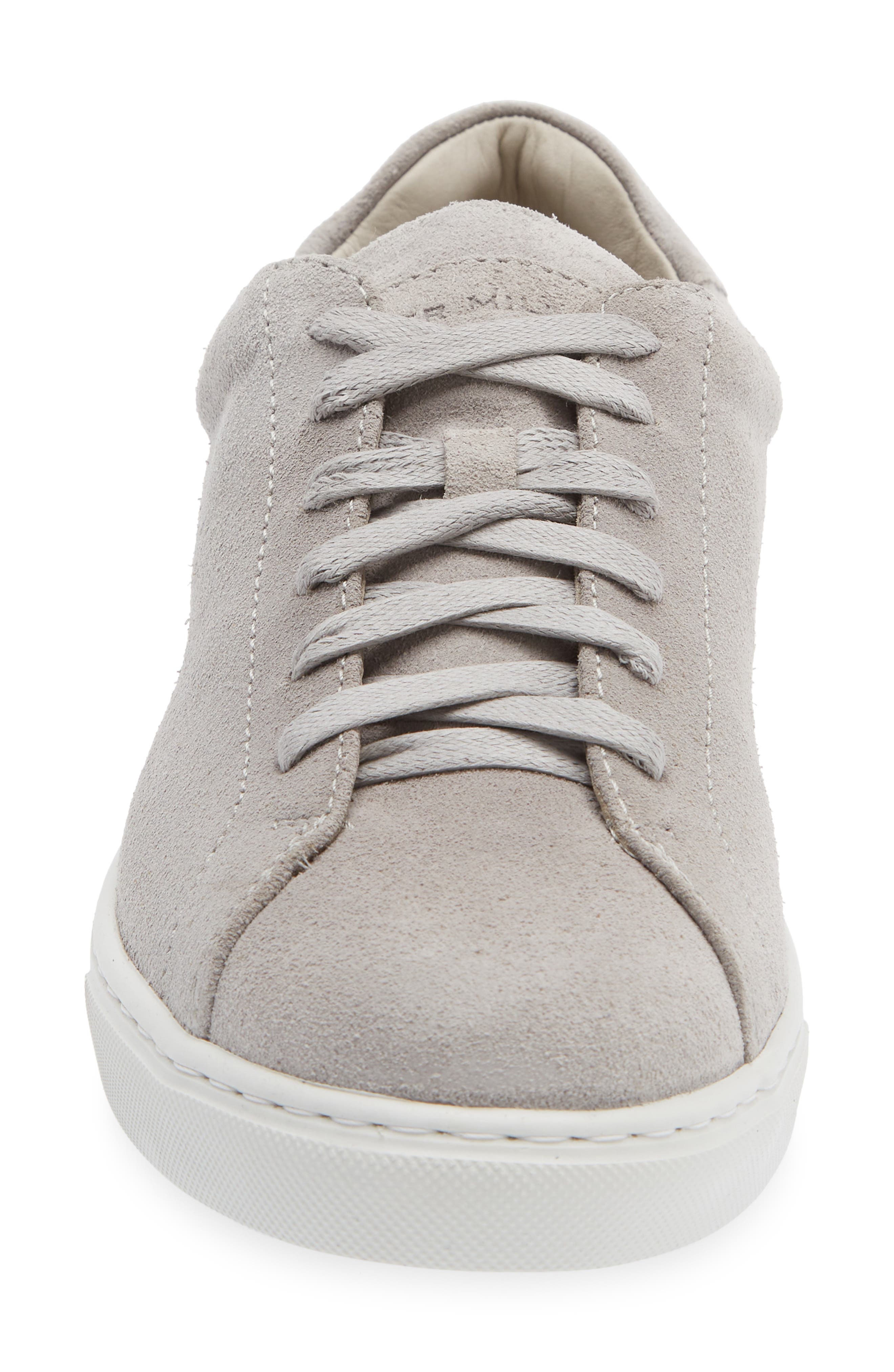 Peter Millar Vantage Lite Suede Sneaker, Alternate, color, Pearl Grey