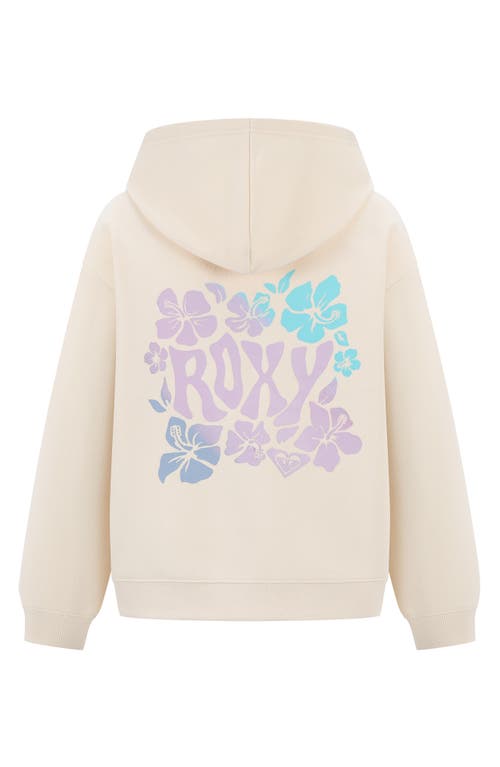 Roxy Kids' Grow Your Way Zip-up Hoodie In Neutral