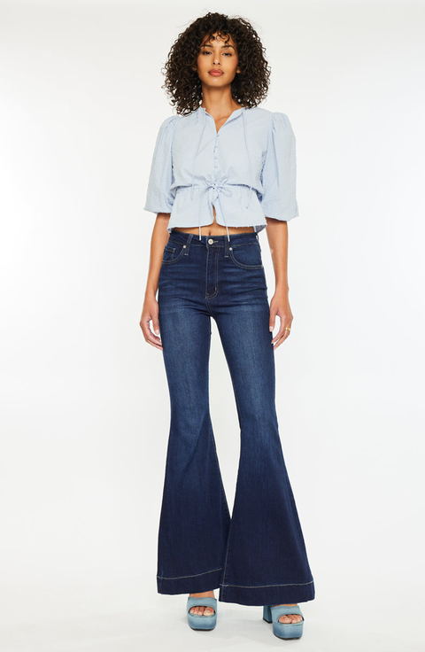 Braelynn Essentials High Rise Super Flare Jeans