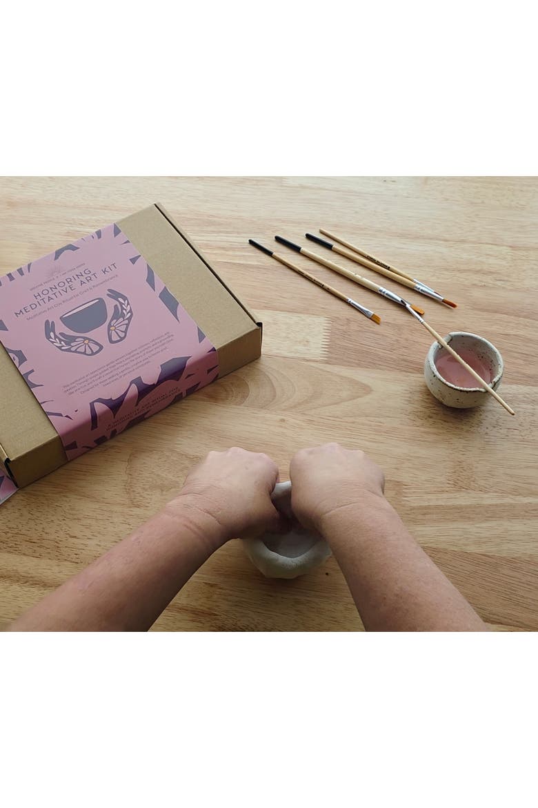 Honoring Meditative Art Kit, Alternate, color, Blush Pink