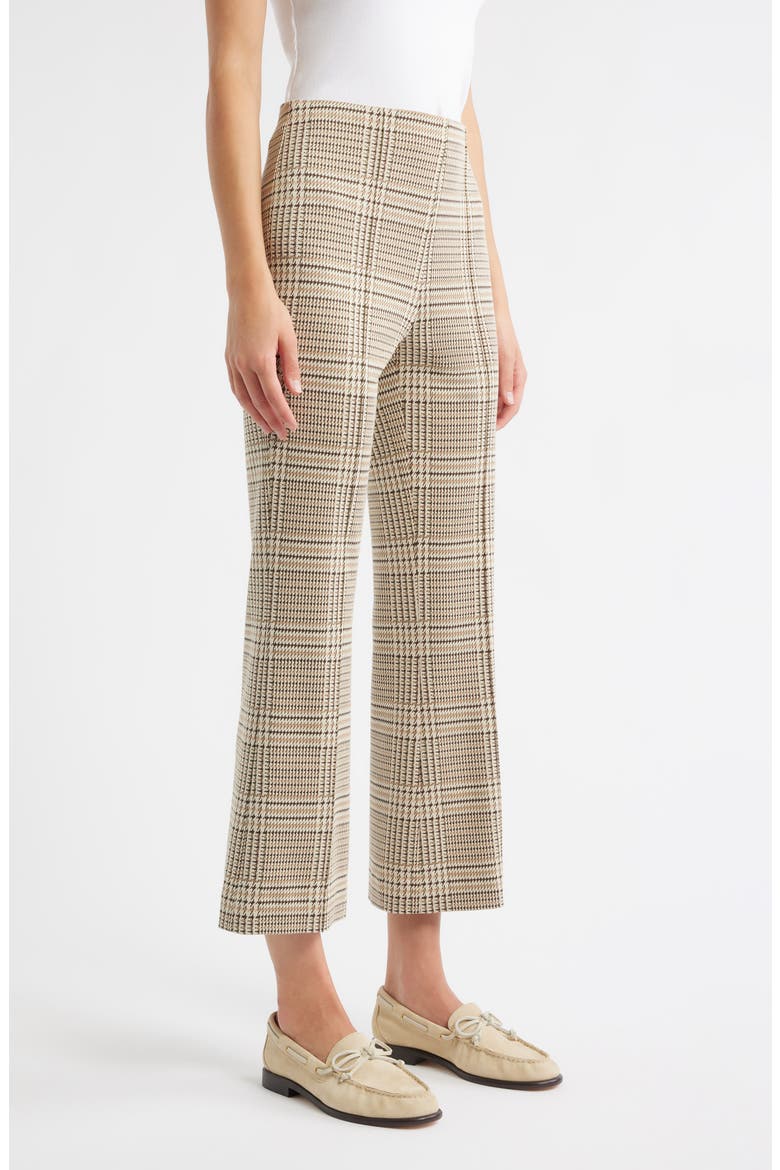 Irina Ponte Kick Flare Pants, Alternate, color, TAN MULTI