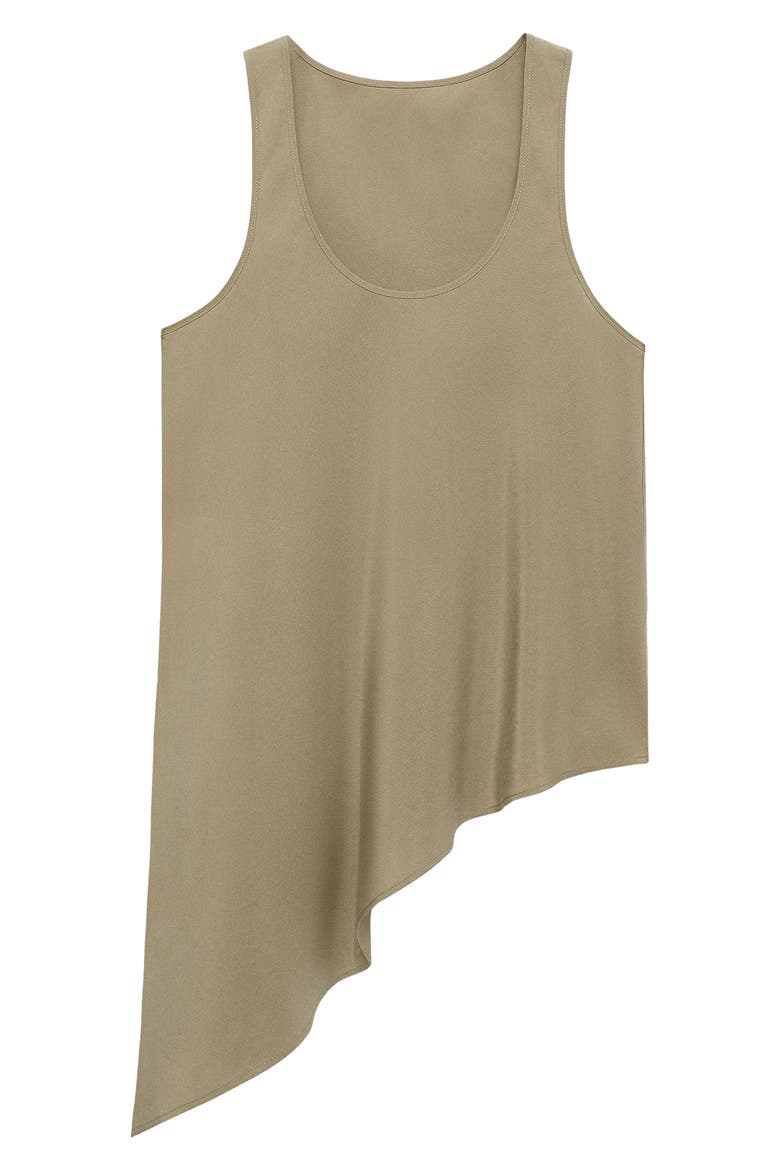 Swade Asymmetric Hem Tank, Alternate, color, BEIGE - KHAKI