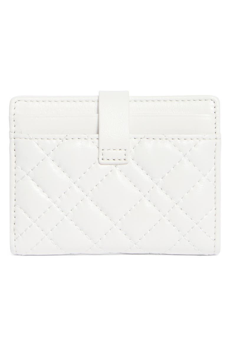 Brixton Card Case, Alternate, color, WHITE